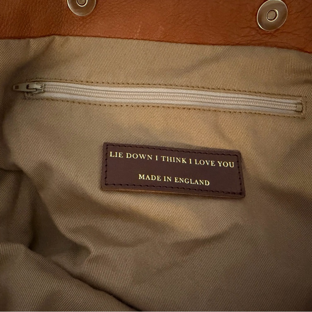 Chic Rust Leather Shoulder Bag - image 2